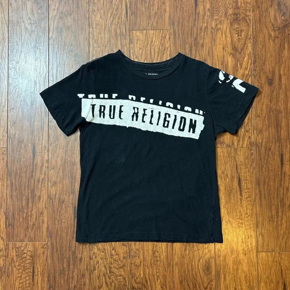 True Religion Y2K Men's Graphic Logo T-Shirt Size M
